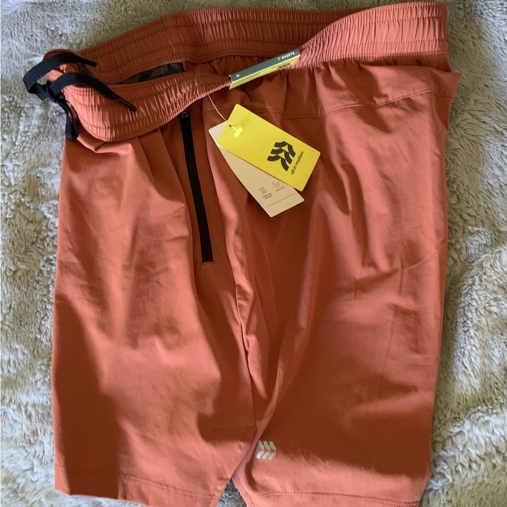 All in Motion Women's Rust Athletic Shorts - Picture 3 of 5